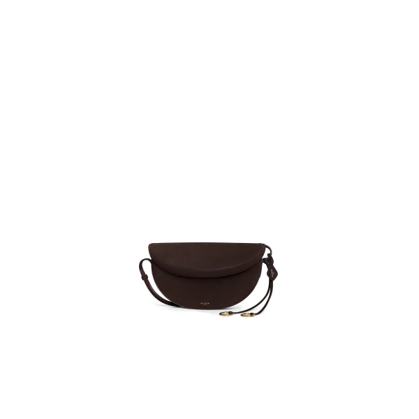 Alaïa Hip East West Bag In Nubuck - Alaia Bags - Laser Cut Luxury - Shop at Luxury Shoes 