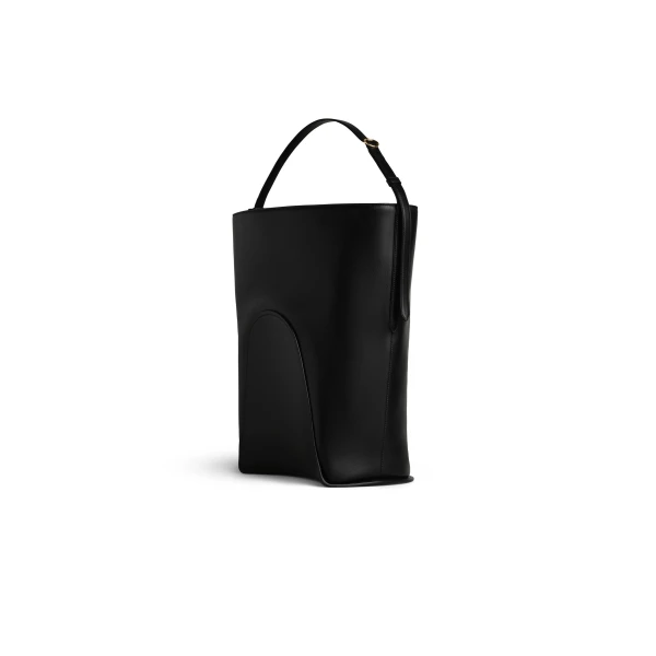 Alaïa Hip Large Bucket Bag In Calfskin - Alaia Bags - Laser Cut Luxury - Shop at Luxury Shoes 
