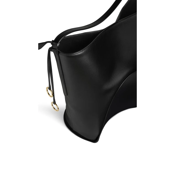 Alaïa Hip Large Bucket Bag In Calfskin - Alaia Bags - Laser Cut Luxury - Shop at Luxury Shoes 