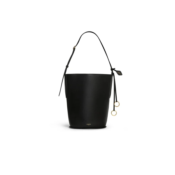 Alaïa Hip Small Bucket Bag In Calfskin - Alaia Bags - Laser Cut Luxury - Shop at Luxury Shoes 