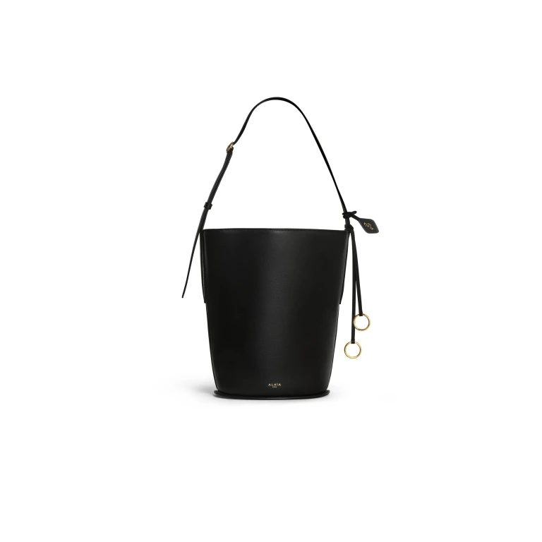 Alaïa Hip Small Bucket Bag In Calfskin - Alaia Bags - Laser Cut Luxury - Shop at Luxury Shoes 