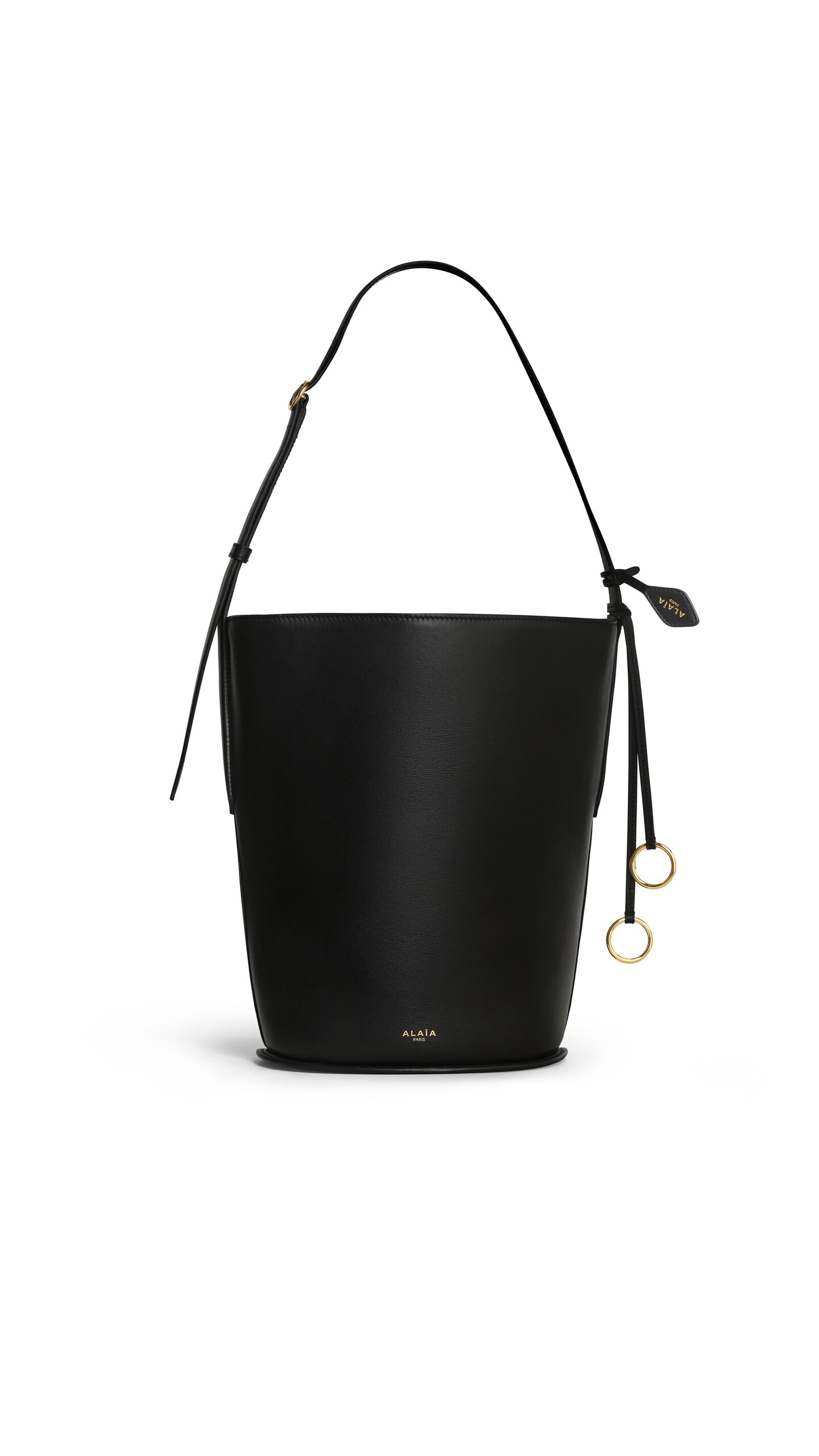 Alaïa Hip Small Bucket Bag In Calfskin - Alaia Bags - Laser Cut Luxury - Shop at Luxury Shoes 