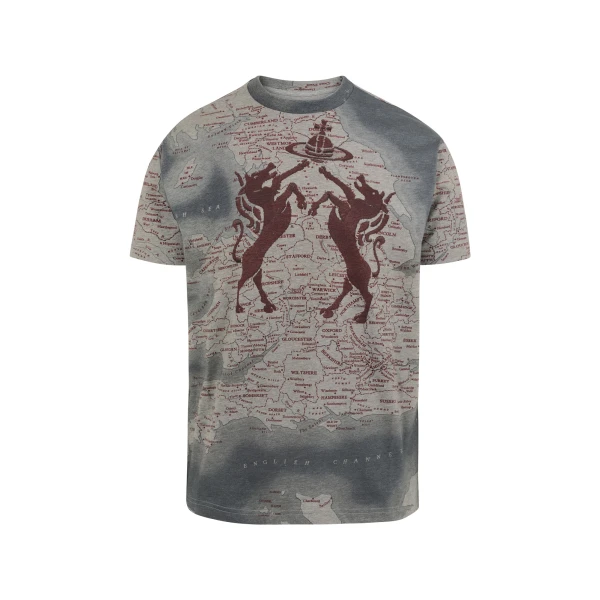 Vivienne Westwood Horses Classic T-shirt - Vivienne Westwood Tops - Punk Luxury - Shop at Luxury Shoes 