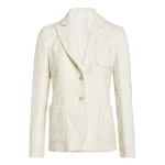 Giambattista Valli Ivory Daisies Macramé Jacket - Giambattista Valli Jackets - Romantic Couture - Shop at Luxury Shoes 