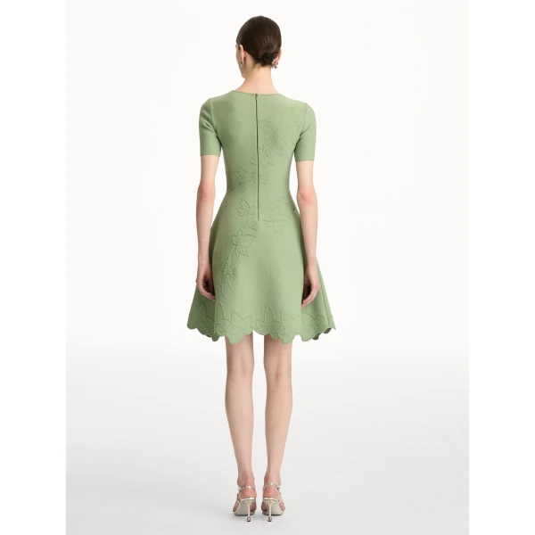 Oscar de la Renta Ivy Cutout Knit Dress - Oscar de la Renta Dresses - American Couture - Shop at Luxury Shoes 