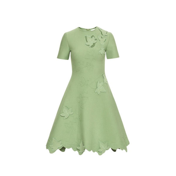 Oscar de la Renta Ivy Cutout Knit Dress - Oscar de la Renta Dresses - American Couture - Shop at Luxury Shoes 