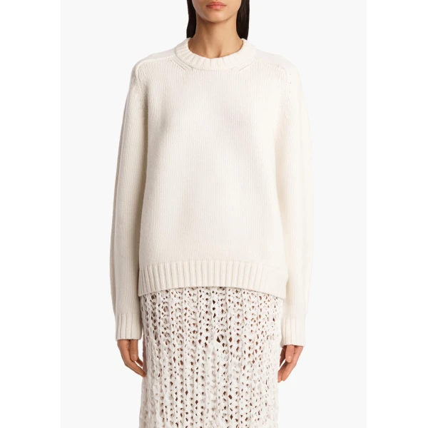Elevate your elegance in this Khaite Knitwear   from the 2025 resort wear edit