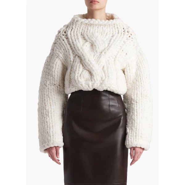 Elevate your elegance in this Khaite Knitwear   from the 2025 resort wear edit