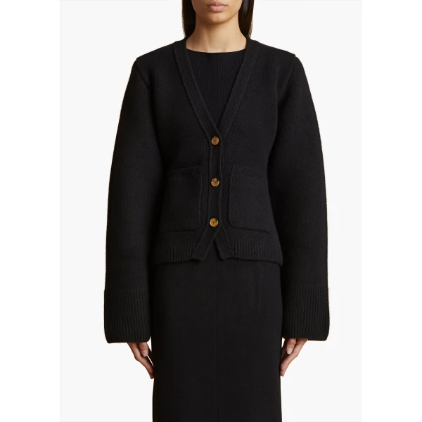 Elevate your elegance in this Khaite Knitwear   from the 2025 resort wear edit