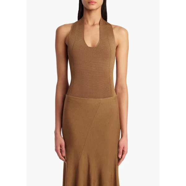 Elevate your elegance in this Khaite Bodysuit   from the 2025 resort wear edit