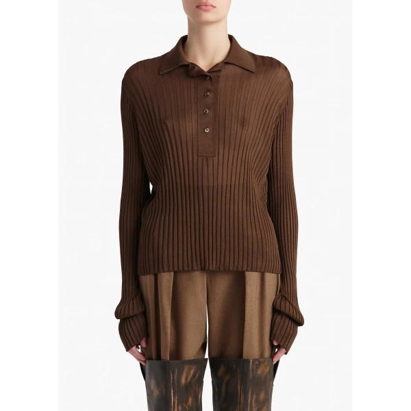 Elevate your elegance in this Khaite Tops   from the 2025 resort wear edit