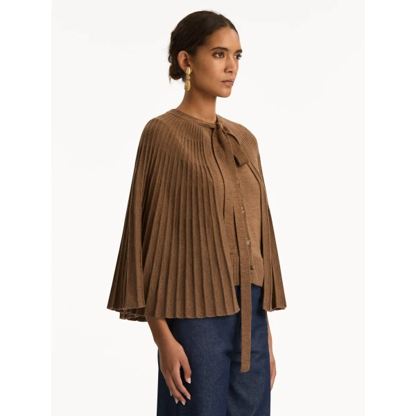 Oscar de la Renta Knit Capelet - Oscar de la Renta Jackets - American Couture - Shop at Luxury Shoes 