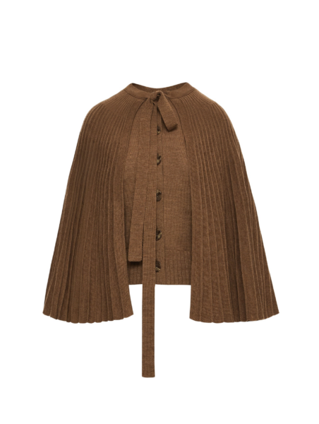 Oscar de la Renta Knit Capelet - Oscar de la Renta Jackets - American Couture - Shop at Luxury Shoes 