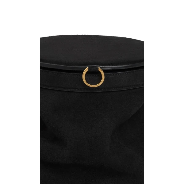 Alaïa La Canette Medium Bag In Suede - Alaia Bags - Laser Cut Luxury - Shop at Luxury Shoes 