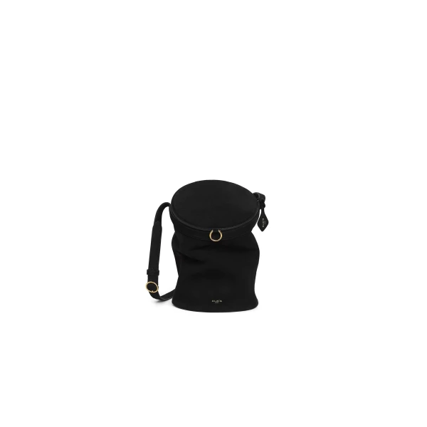 Alaïa La Canette Medium Bag In Suede - Alaia Bags - Laser Cut Luxury - Shop at Luxury Shoes 