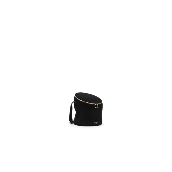 Alaïa La Canette Small Bag In Suede - Alaia Bags - Laser Cut Luxury - Shop at Luxury Shoes 