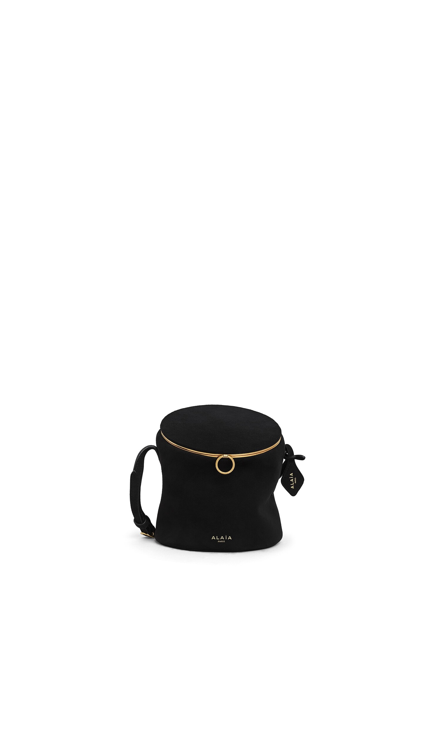 Alaïa La Canette Small Bag In Suede - Alaia Bags - Laser Cut Luxury - Shop at Luxury Shoes 