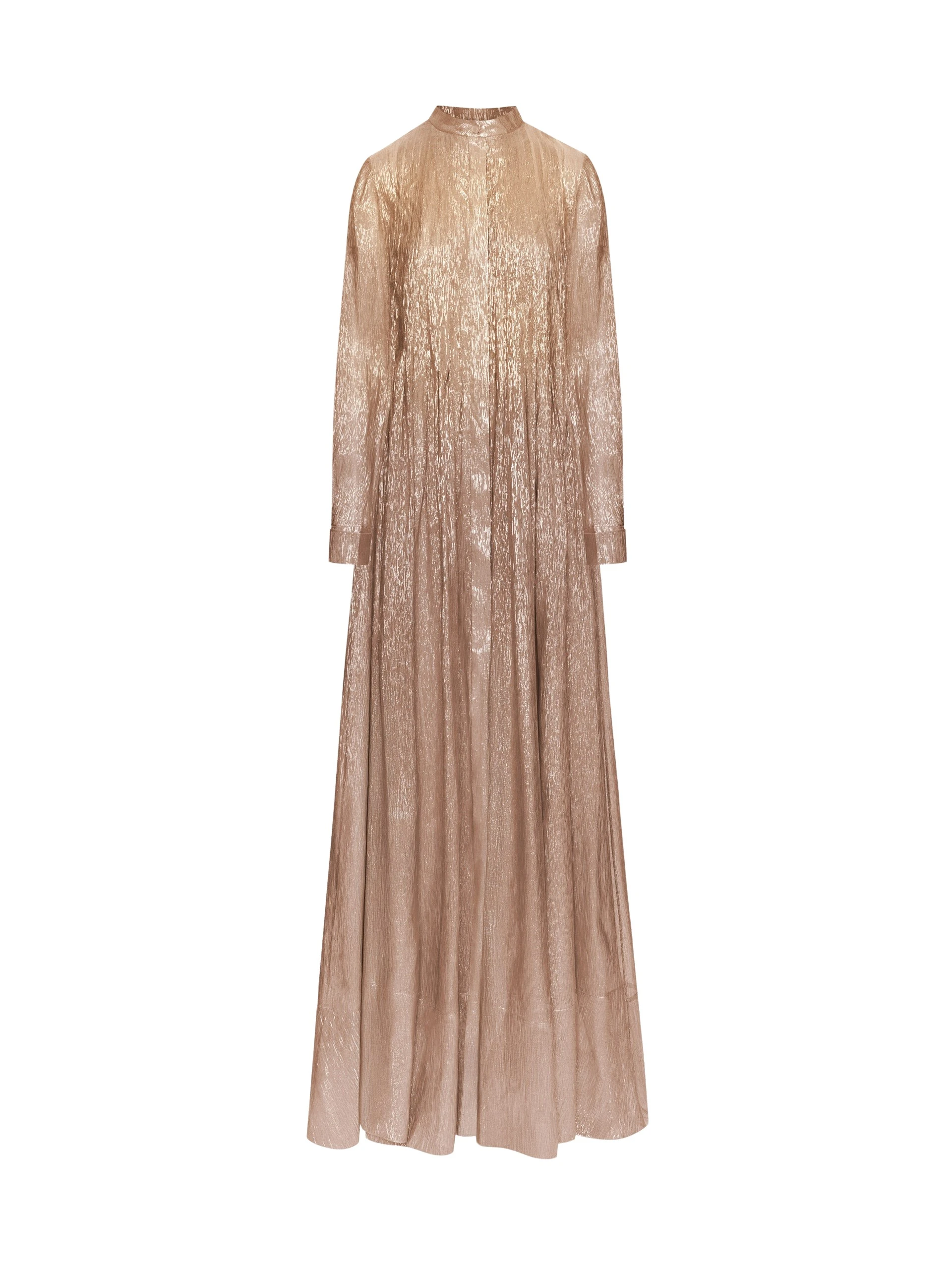 Lame-Mousseline-Pleated-Caftan-Oscar-de-la-Renta-Dresses58466_nobg Oscar de la Renta Lamé Mousseline Pleated Caftan - Oscar de la Renta Dresses - American Couture - Shop at Luxury Shoes