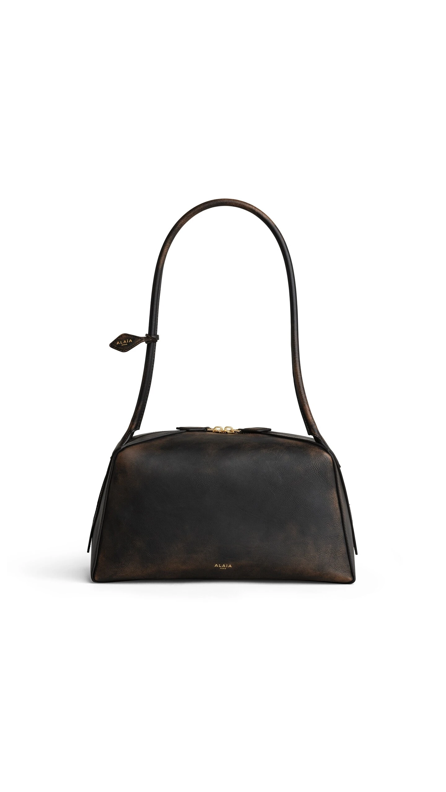 Alaïa Le Bouledogue Bag In Aged Leather - Alaia Bags - Laser Cut Luxury - Shop at Luxury Shoes Alaïa Le Bouledogue Bag In Aged Leather - Alaia Bags - Laser Cut Luxury - Shop at Luxury Shoes