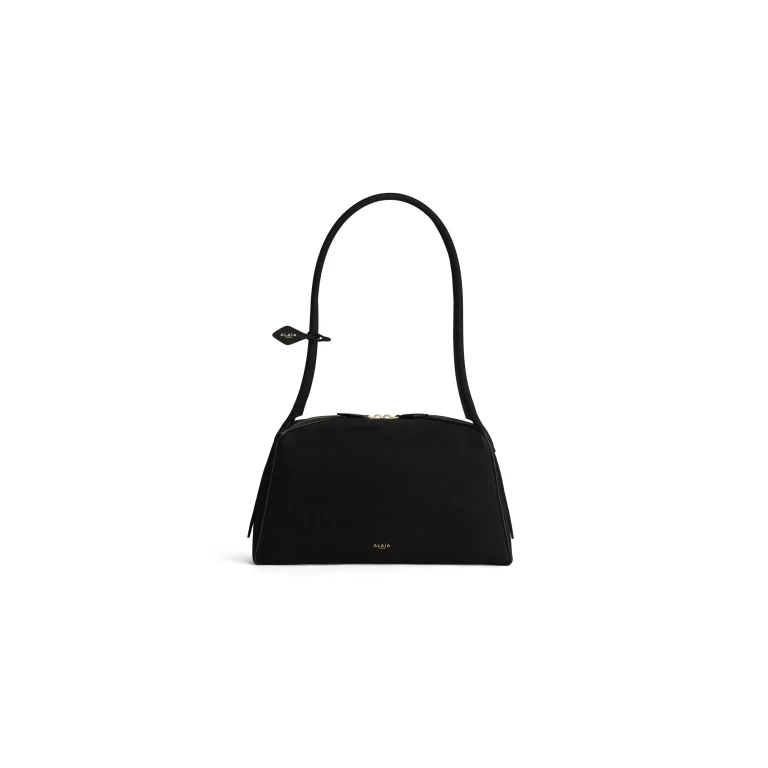 Alaïa Le Bouledogue Bag In Nubuck - Alaia Bags - Laser Cut Luxury - Shop at Luxury Shoes 