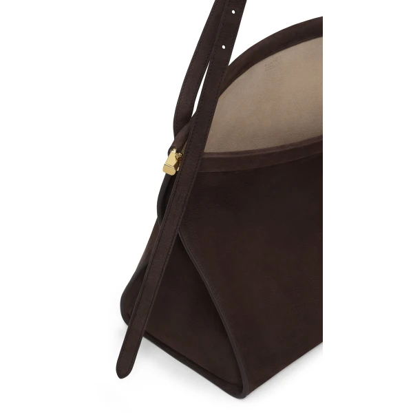 Alaïa Le Click East West Large Bag In Nubuck - Alaia Bags - Laser Cut Luxury - Shop at Luxury Shoes 