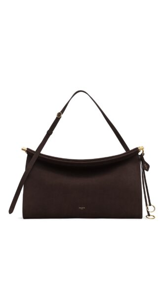 Alaïa Le Click East West Large Bag In Nubuck - Alaia Bags - Laser Cut Luxury - Shop at Luxury Shoes 