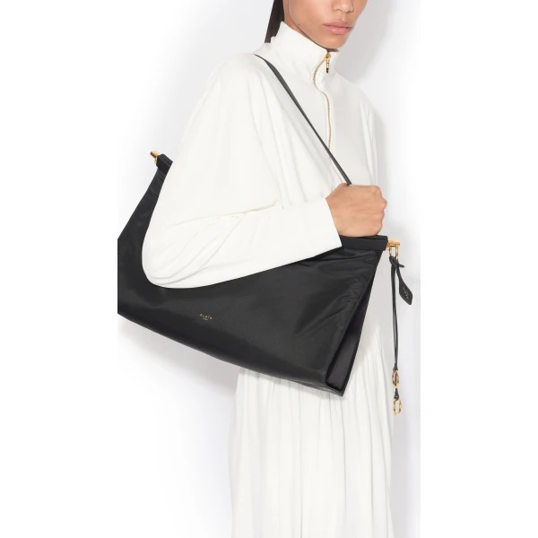 Alaïa Le Click East West Large Bag In Nylon - Alaia Bags - Laser Cut Luxury - Shop at Luxury Shoes 