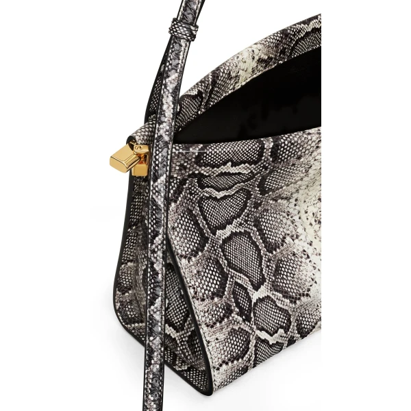 Alaïa Le Click East West Medium Bag In Ayers Leather - Alaia Bags - Laser Cut Luxury - Shop at Luxury Shoes 