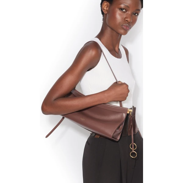 Alaïa Le Click East West Medium Bag In Calfskin - Alaia Bags - Laser Cut Luxury - Shop at Luxury Shoes 