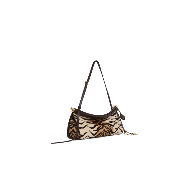 Alaïa Le Click East West Medium Bag In Haircalf - Alaia Bags - Laser Cut Luxury - Shop at Luxury Shoes 