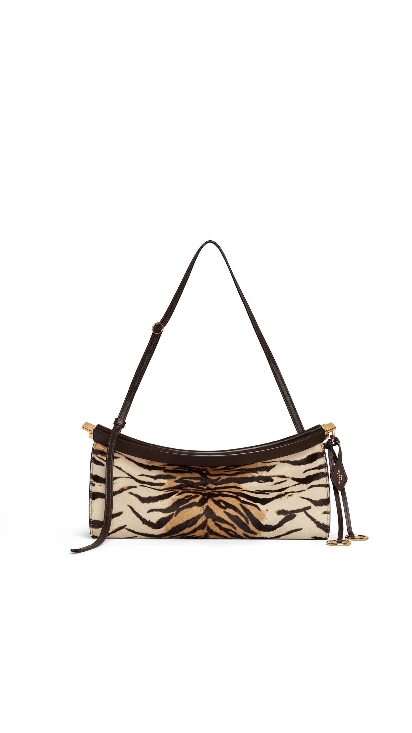 Alaïa Le Click East West Medium Bag In Haircalf - Alaia Bags - Laser Cut Luxury - Shop at Luxury Shoes 