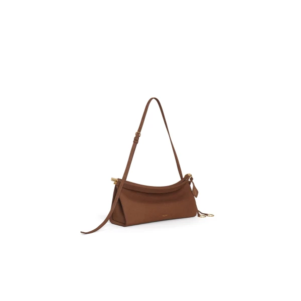 Alaïa Le Click East West Medium Bag In Nubuck - Alaia Bags - Laser Cut Luxury - Shop at Luxury Shoes 