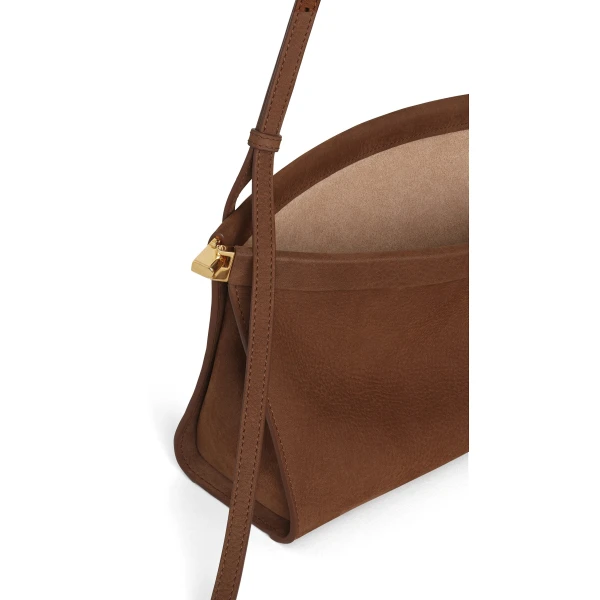 Alaïa Le Click East West Medium Bag In Nubuck - Alaia Bags - Laser Cut Luxury - Shop at Luxury Shoes 