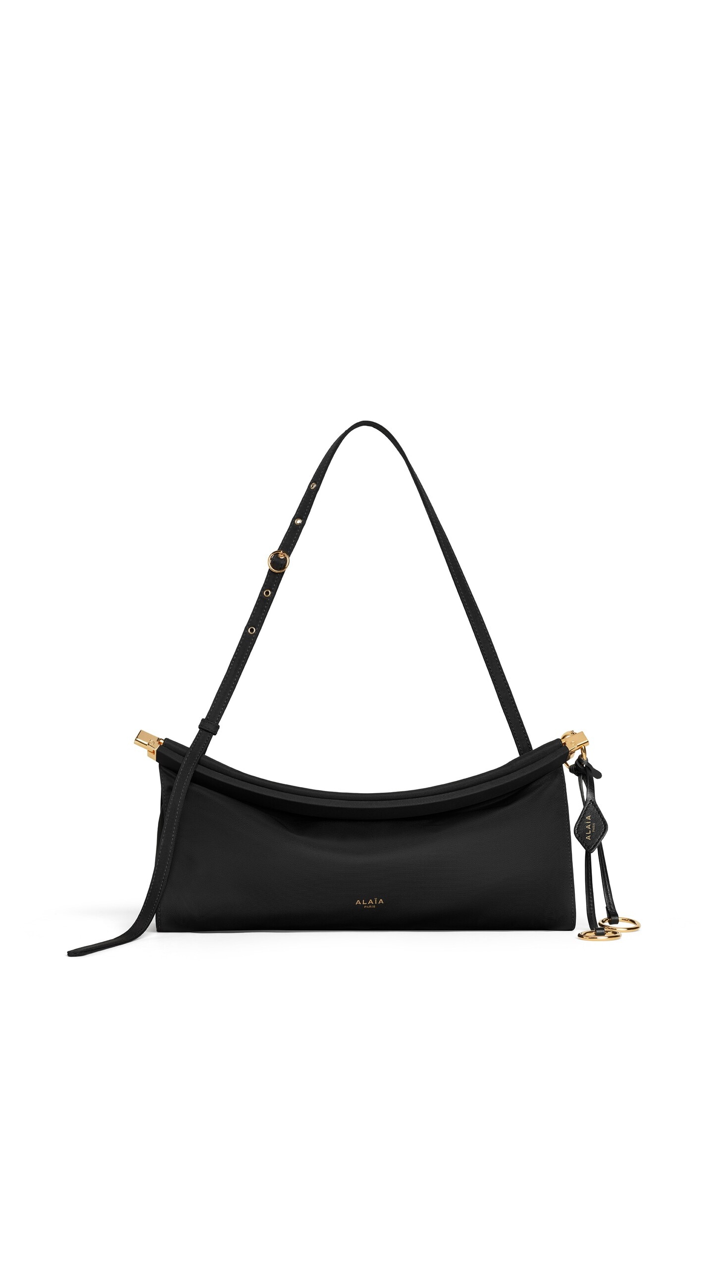 Alaïa Le Click East West Medium Bag In Nylon - Alaia Bags - Laser Cut Luxury - Shop at Luxury Shoes 