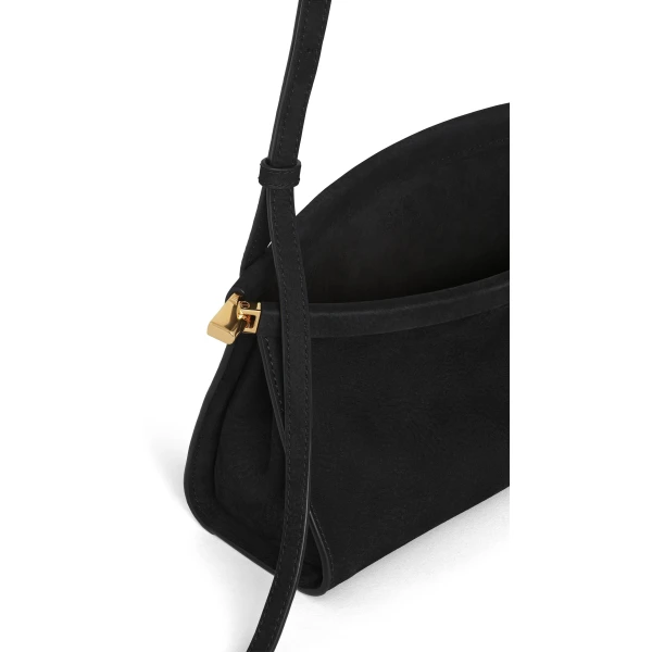 Alaïa Le Click East West Small Bag In Nubuck - Alaia Bags - Laser Cut Luxury - Shop at Luxury Shoes 