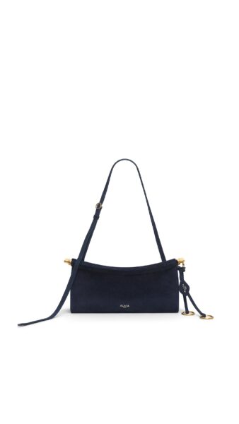 Alaïa Le Click East West Small Bag In Suede - Alaia Bags - Laser Cut Luxury - Shop at Luxury Shoes 