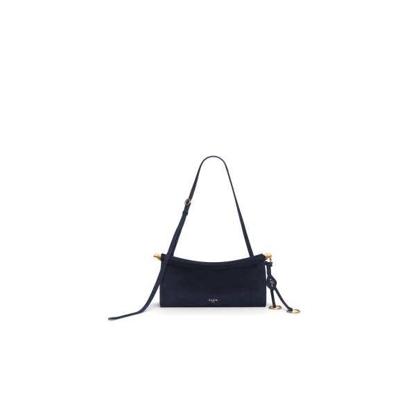 Alaïa Le Click East West Small Bag In Suede - Alaia Bags - Laser Cut Luxury - Shop at Luxury Shoes 