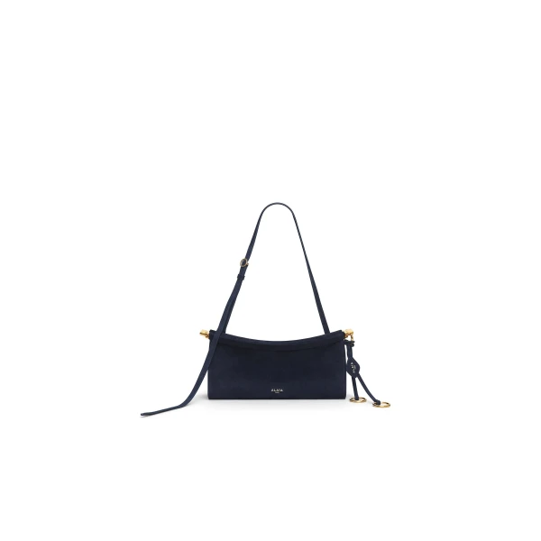 Alaïa Le Click East West Small Bag In Suede - Alaia Bags - Laser Cut Luxury - Shop at Luxury Shoes 