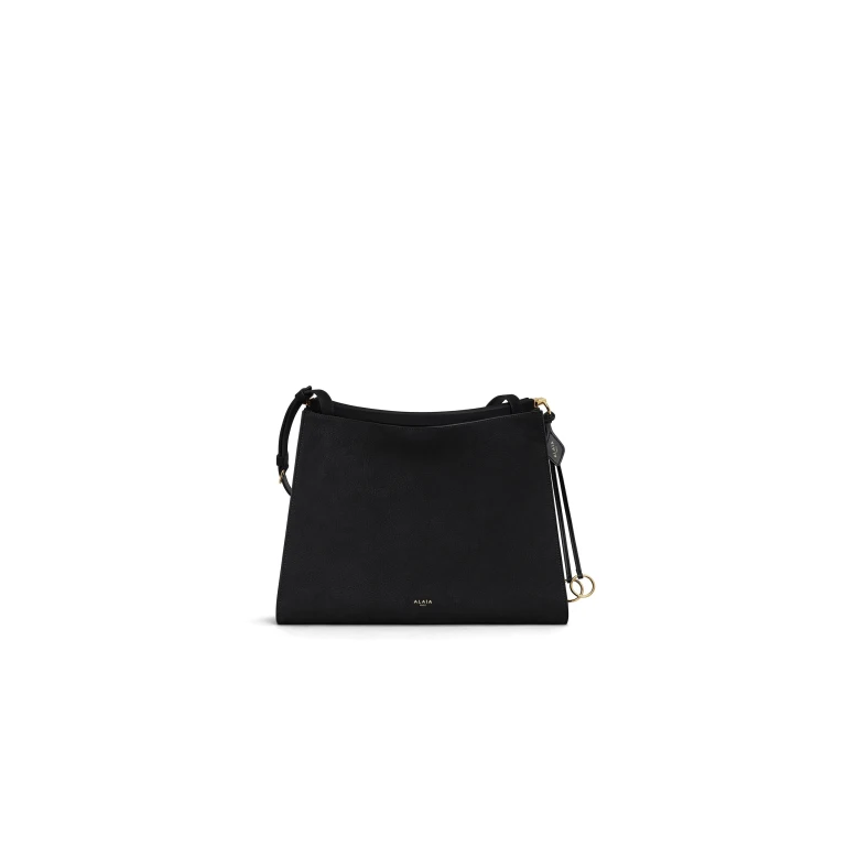 Alaïa Le Click Medium Square Bag In Nubuck - Alaia Bags - Laser Cut Luxury - Shop at Luxury Shoes 