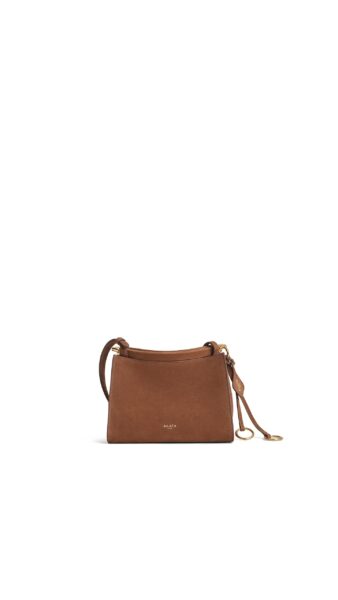 Alaïa Le Click Small Square Bag In Nubuck - Alaia Bags - Laser Cut Luxury - Shop at Luxury Shoes 
