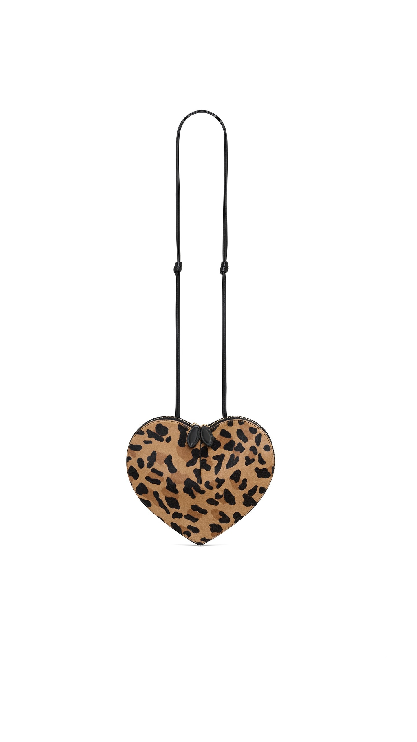Alaïa Le Cœur Bag In Leopard Haircalf - Alaia Bags - Laser Cut Luxury - Shop at Luxury Shoes 