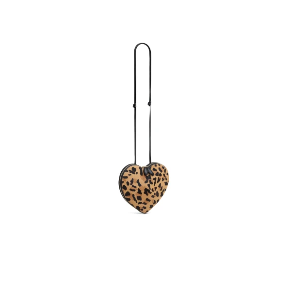 Alaïa Le Cœur Bag In Leopard Haircalf - Alaia Bags - Laser Cut Luxury - Shop at Luxury Shoes 