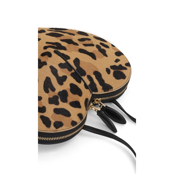 Alaïa Le Cœur Bag In Leopard Haircalf - Alaia Bags - Laser Cut Luxury - Shop at Luxury Shoes 