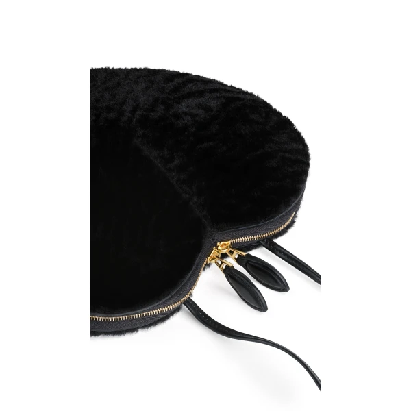 Alaïa Le Cœur Bag In Shaved Shearling - Alaia Bags - Laser Cut Luxury - Shop at Luxury Shoes 