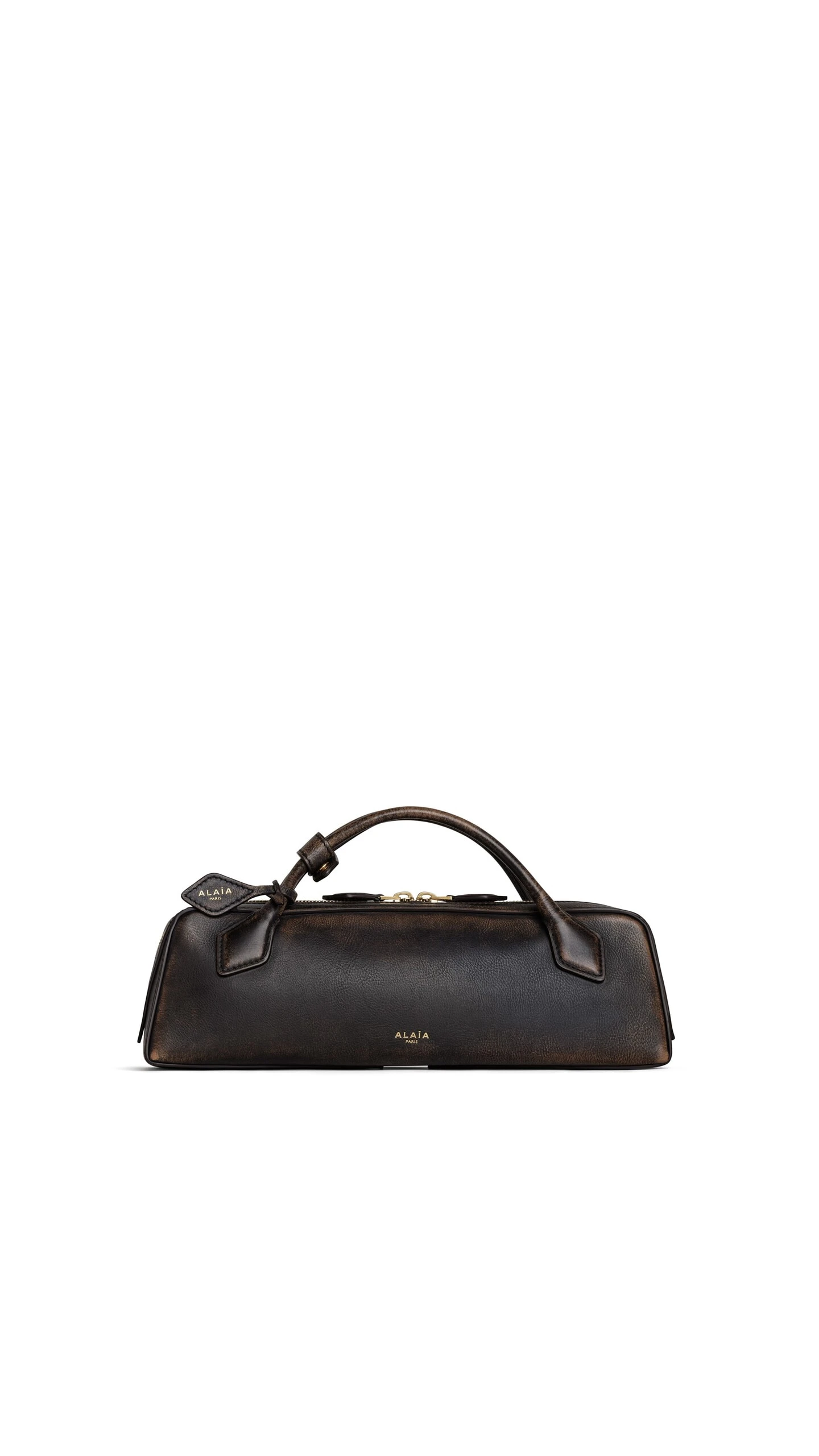 Alaïa Le Teckel Clutch In Aged Leather - Alaia Bags - Laser Cut Luxury - Shop at Luxury Shoes Alaïa Le Teckel Clutch In Aged Leather - Alaia Bags - Laser Cut Luxury - Shop at Luxury Shoes