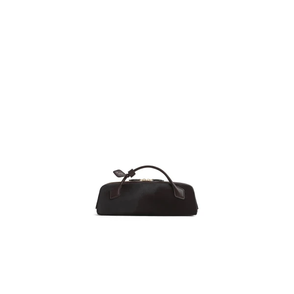Alaïa Le Teckel Clutch In Haircalf - Alaia Bags - Laser Cut Luxury - Shop at Luxury Shoes 