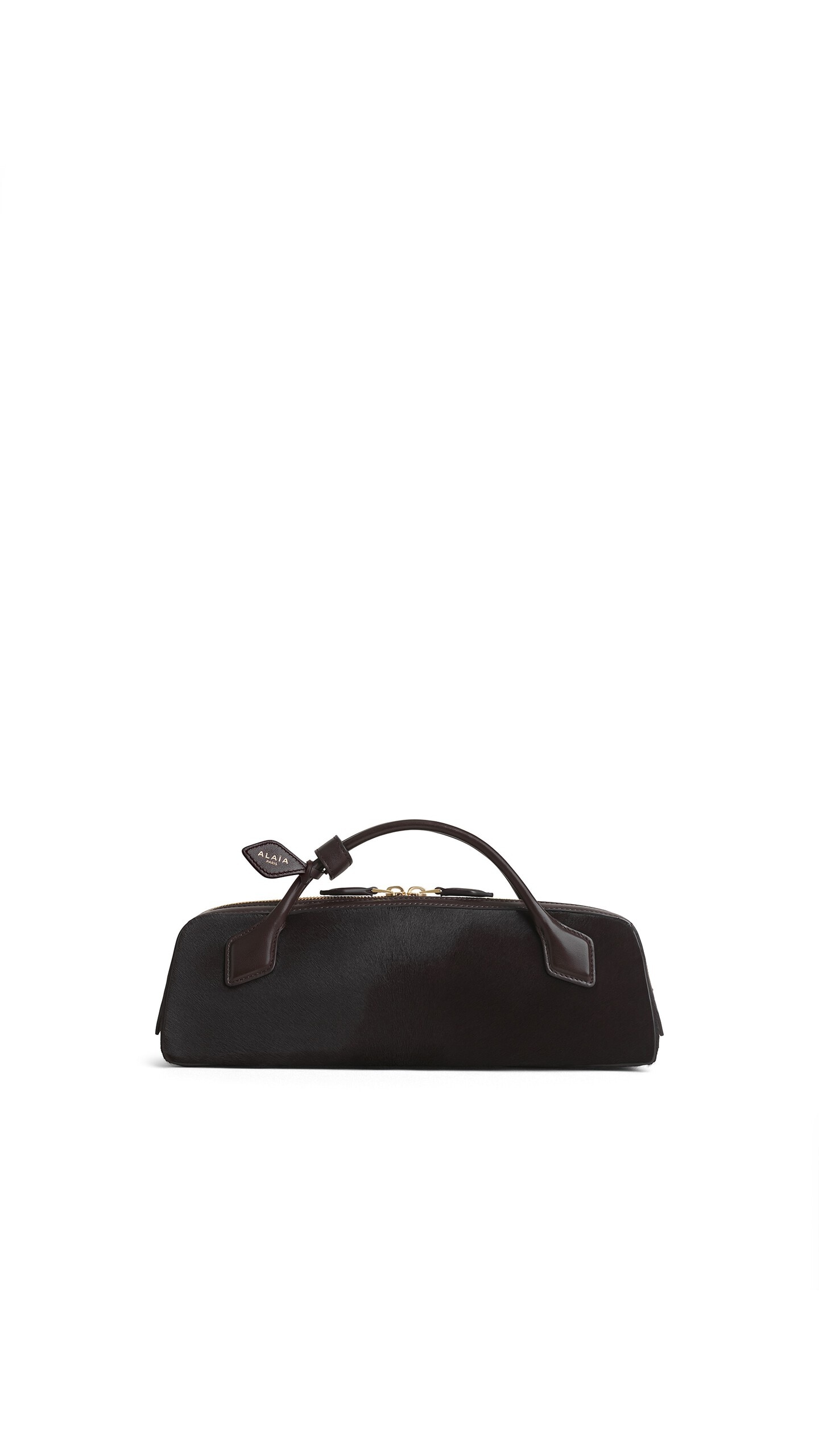 Alaïa Le Teckel Clutch In Haircalf - Alaia Bags - Laser Cut Luxury - Shop at Luxury Shoes 
