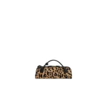 Alaïa Le Teckel Clutch In Leopard Haircalf - Alaia Bags - Laser Cut Luxury - Shop at Luxury Shoes 
