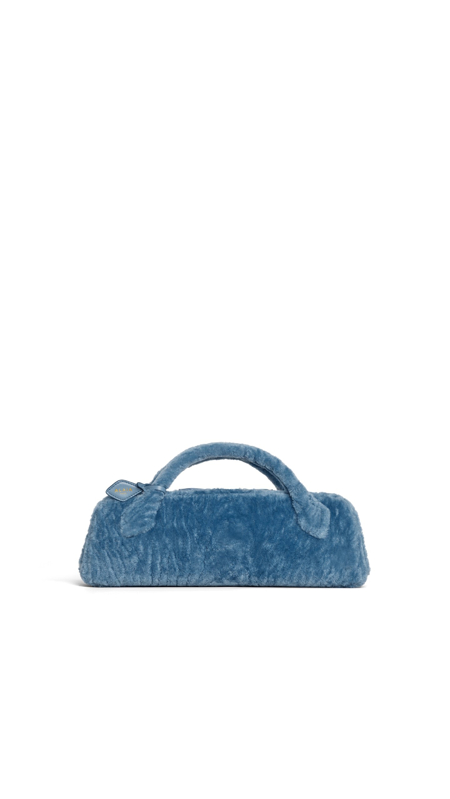 Alaïa Le Teckel Clutch In Shaved Shearling - Alaia Bags - Laser Cut Luxury - Shop at Luxury Shoes 
