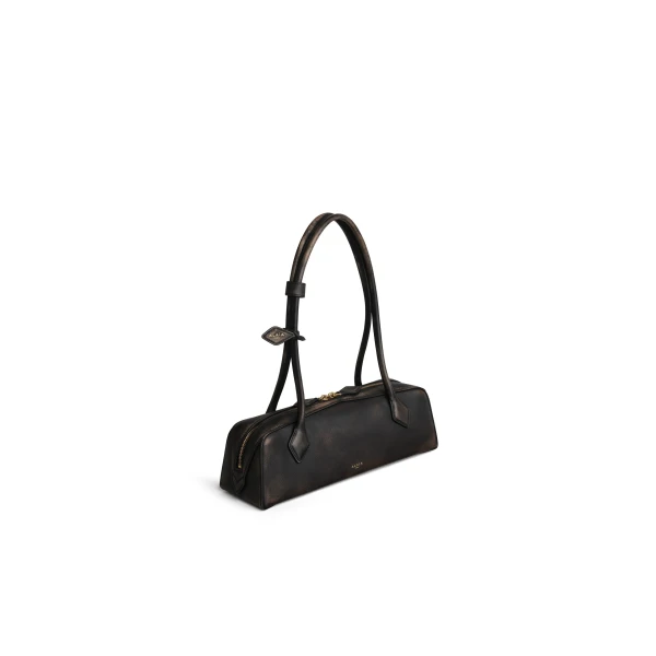 Alaïa Le Teckel Medium Bag In Aged Leather - Alaia Bags - Laser Cut Luxury - Shop at Luxury Shoes 